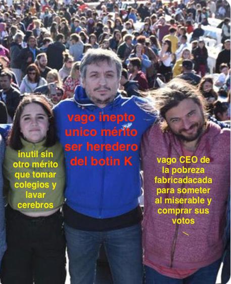 edgardo_re's tweet photo. El Kirchnerismo: lo peor q nos pasó, peor q un terremoto o una guerra
eh aquí parásitos ineptos y sin mérito que llegaron al poder y manejar fortunas por el sólo hecho de ser hijo y heredero del #botinK o se CEO de la pobreza fabricKada o gestionar la ingnorancia tomado colegios https://t.co/nepkttWNyJ