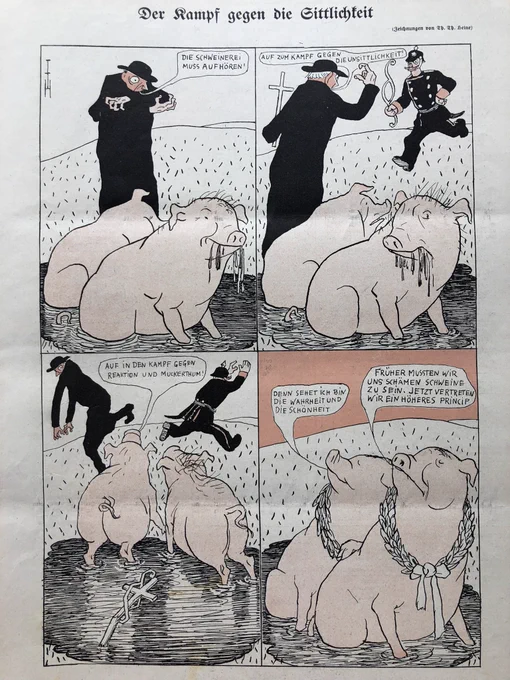 1906 comics by Thomas Theodor Heine and a well-aging bonus 