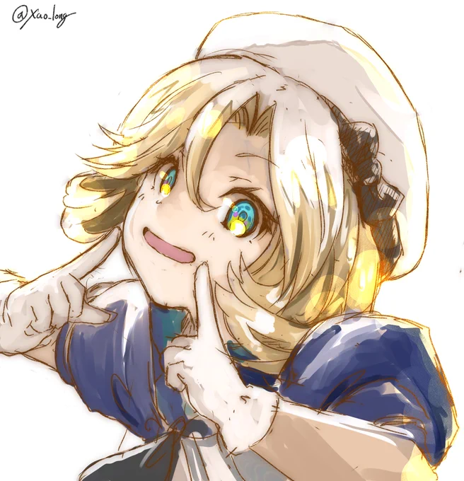 ジェーナスさんの口がかわいいですね。#艦これ版深夜の真剣お絵描き60分一本勝負#艦これ版真剣お絵描き60分一本勝負_20230212 