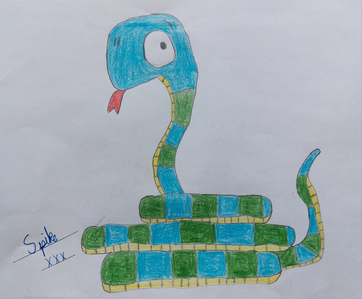 Chilling with the 9yo today as he guides me through my first #DrawWithRob (41 snake and 92 catface).