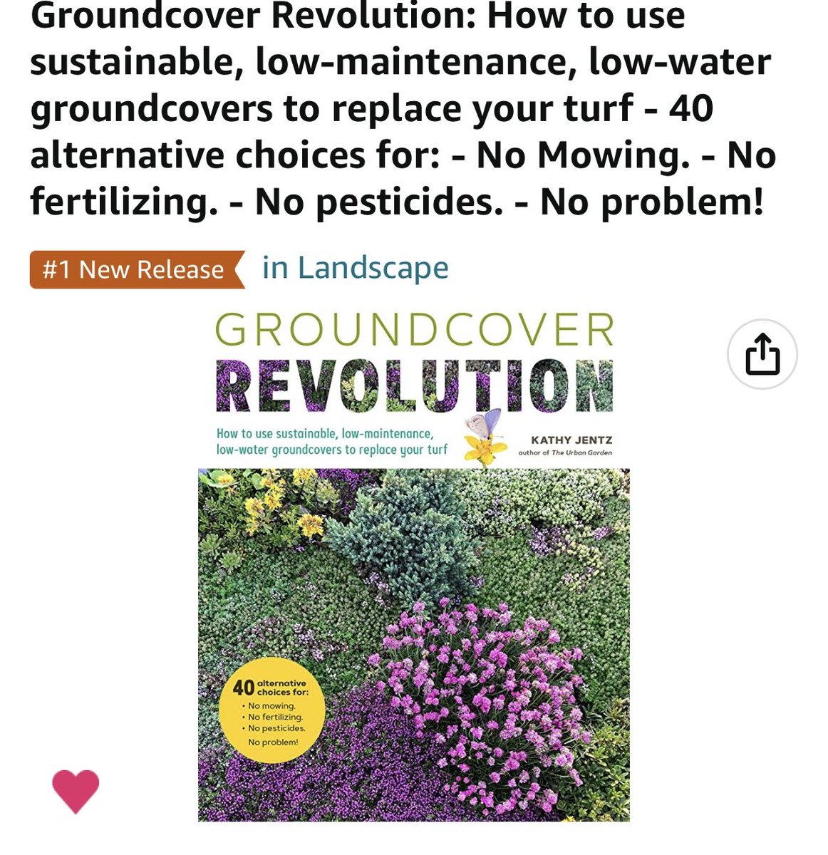 .., . Read more about great #groundcovers in my new book Groundcover Revolution amzn.to/3HUIXKT and for those in the Seattle area, see my upcoming talk at @nwfgs #gardendc #nolawn #nolawngarden #groundcoverplants #groundcover #strawberries #affiliatelink
