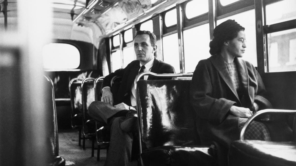 twofeminists's tweet photo. Today we hear the story of Rosa Parks: before, during, and after the Montgomery bus boycott of 1955. #2fab https://t.co/vsDJhvkc3J