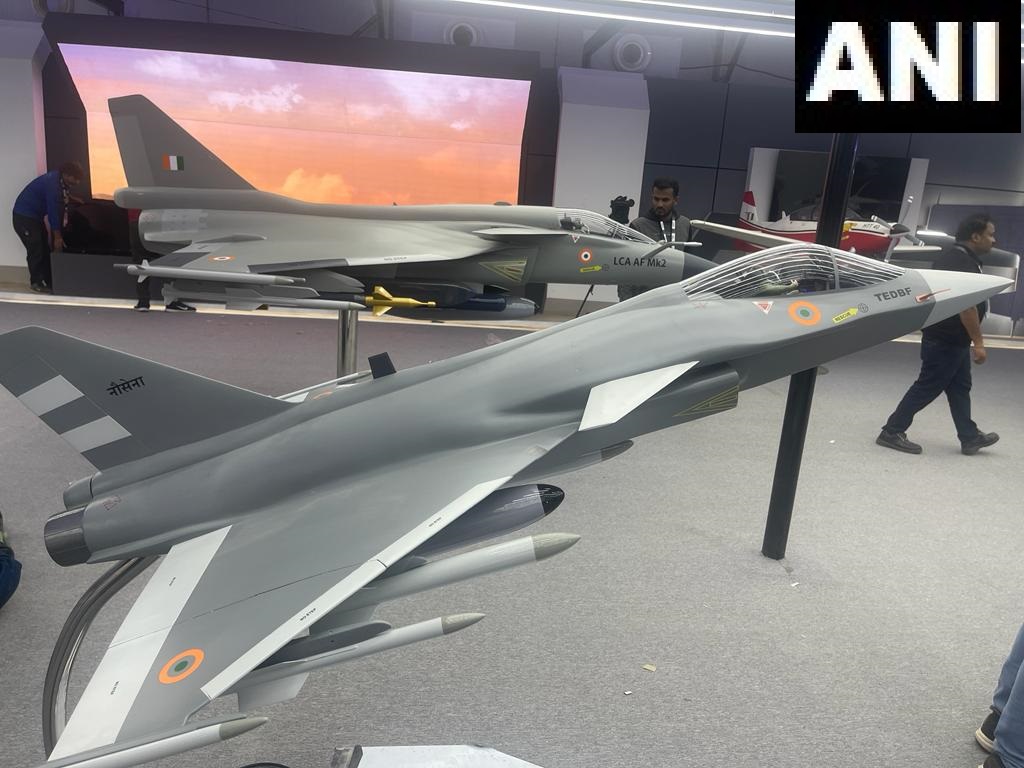 Bengaluru | Models of India’s futuristic indigenous aircraft including 5th Gener… Bengaluru | Models of India’s futuristic indigenous aircraft including 5th Gener…