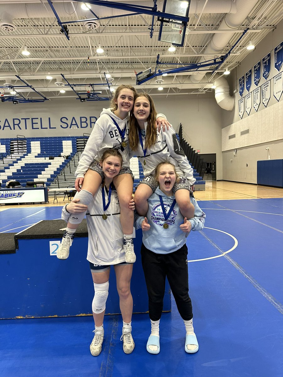 It may have been an individual tournament but they showed up as a team.

12 Girls started the day
7 Punch their ticket
4 Section champions

Bemidji is sending the most girls to state for the second year in a row! Congratulations girls. You’ve earned this moment!!!