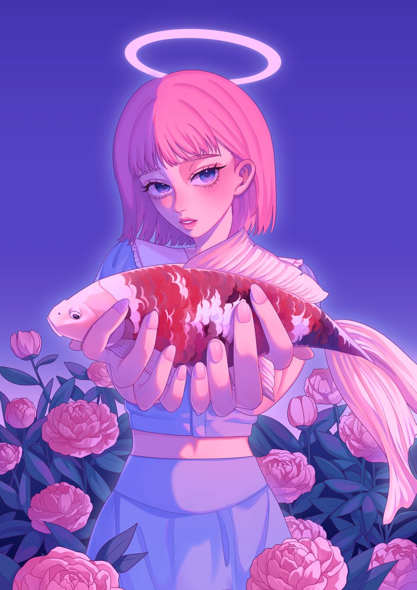 "Please, accept my koi!"

This is a 1/1 Valentine's Piece that will be minted on <a href="/foundation/">Foundation 🌐</a>!
Start 0.25 ETH
13/2 (8 AM GMT)

Stamp will be revealed tommorrow💗💗✨