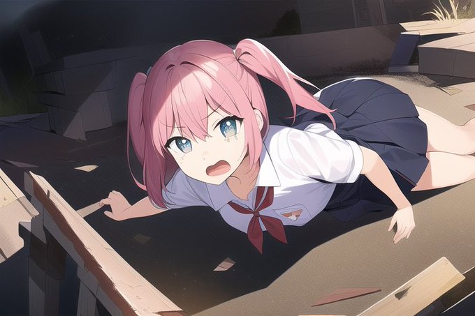 #AIはコケる絵が描けない 