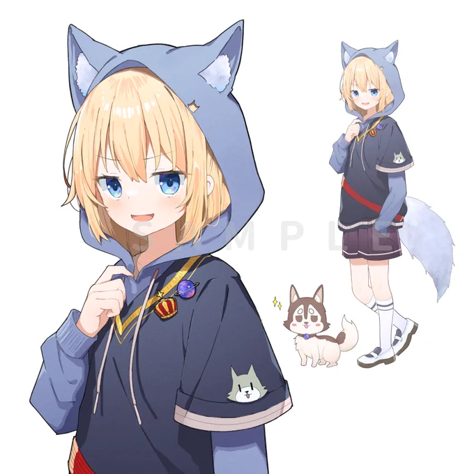 ノア新衣装描かせていただきました!よろしくお願いします!!#にあ絵 