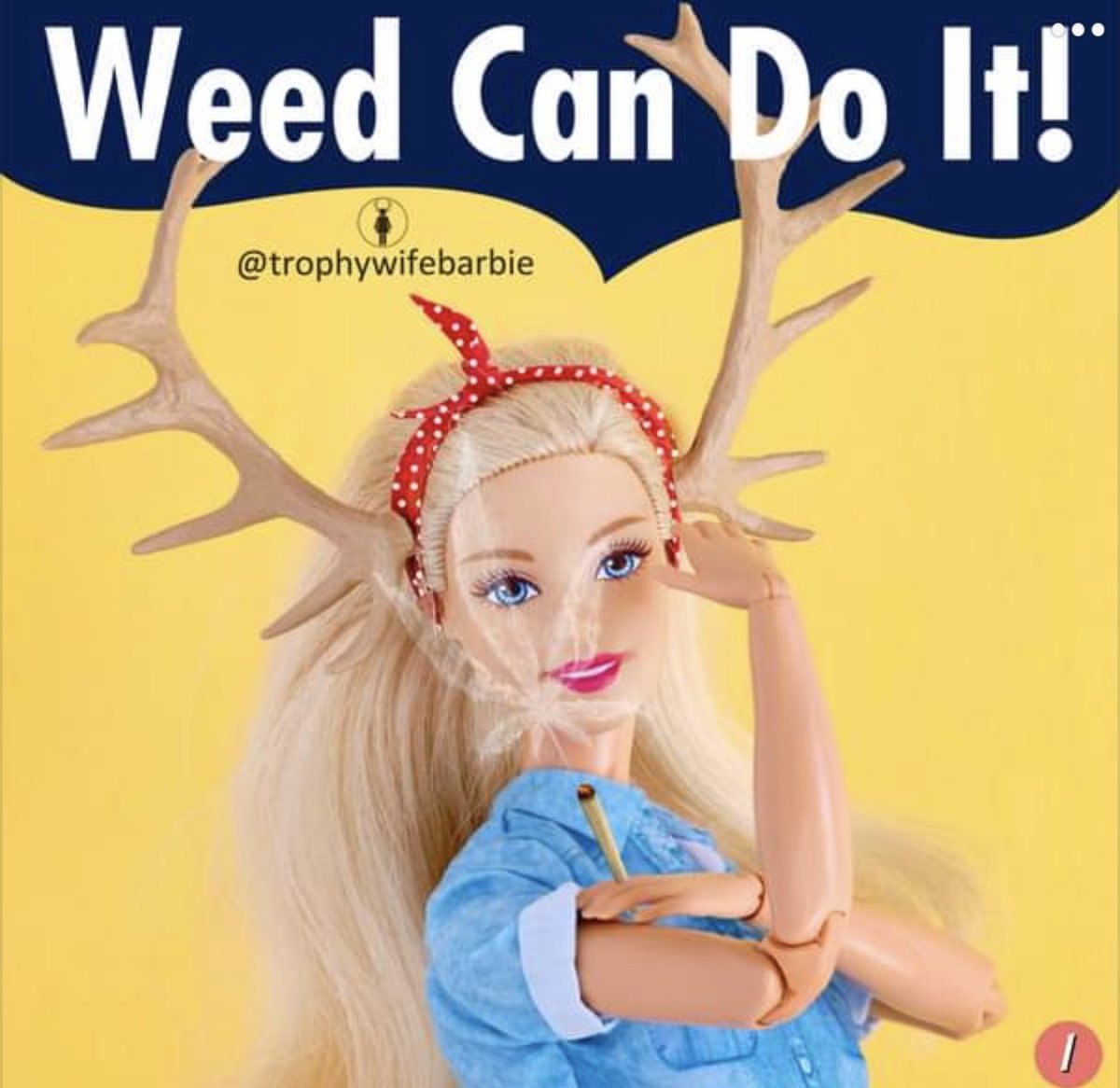HumpDayHashTags's tweet photo. Set achievable goals such as “Attach an Antler Barbie photo to a tweet”  #TipsToTackleYourGoals https://t.co/sHZr61qle5