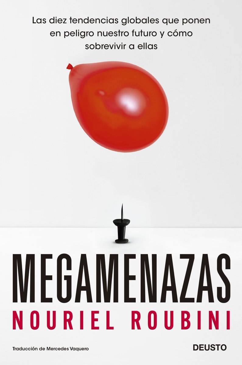 🔴 Comparte este tweet y estarás participando por un ejemplar de “Megamenazas”, el último libro del economista <a href="/Nouriel/">Nouriel Roubini</a> donde analiza las diez tendencias globales que ponen en peligro nuestro futuro. Gentileza de <a href="/PlanetaLibrosCh/">Planeta de Libros Chile</a> .