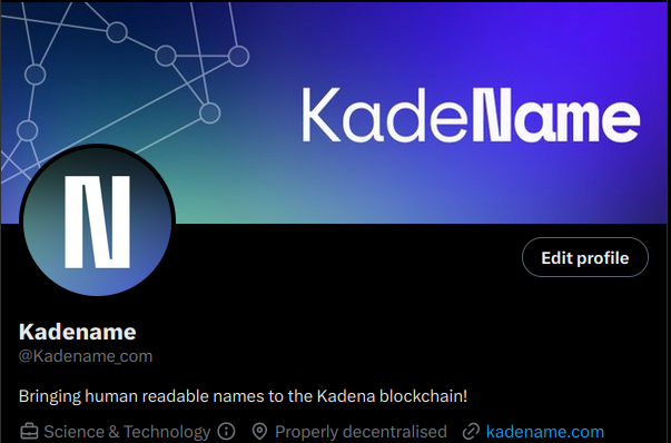 Kadename_com's tweet photo. We've also onboarded a designer who will help us out with our branding strategy 🔥

They prefer to stay anonymous for now, but they're already delivering!
We're absolutely loving this love we're receiving from the #kadena community! ❤️

$KDA https://t.co/2F87gNejK2