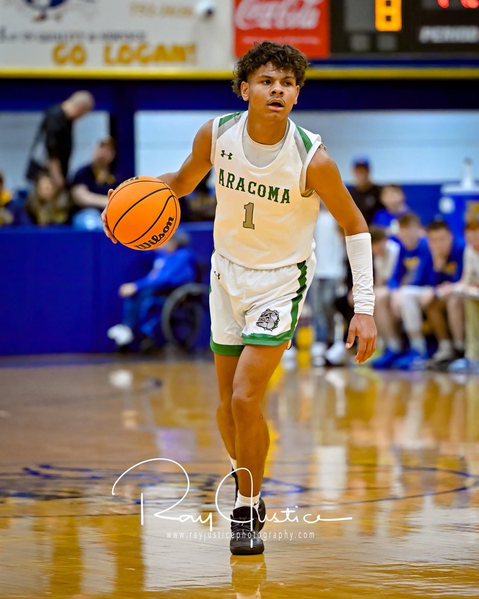 wvprepbb's tweet photo. Logan brought out custom Aracoma High School uniforms on Friday….. This is awesome! 1962 was the last year Aracoma was open. Photos by Ray Justice Photography #wvprepbb https://t.co/SbdoNQm5b8