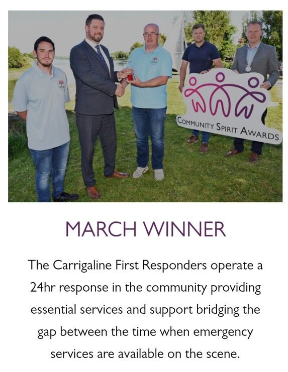 Carrigaline Community First Responders (@carrigalinecfr) on Twitter photo 🚨Please VOTE <a href="/CarrigalineCFR/">Carrigaline Community First Responders</a> #CommunitySpiritAwards22 🚨 using the following link forms.gle/Z1V9XTh3i738bW…
🙏Thanks again for your continued support🙏 🚨Please VOTE <a href="/CarrigalineCFR/">Carrigaline Community First Responders</a> #CommunitySpiritAwards22 🚨 using the following link forms.gle/Z1V9XTh3i738bW…
🙏Thanks again for your continued support🙏