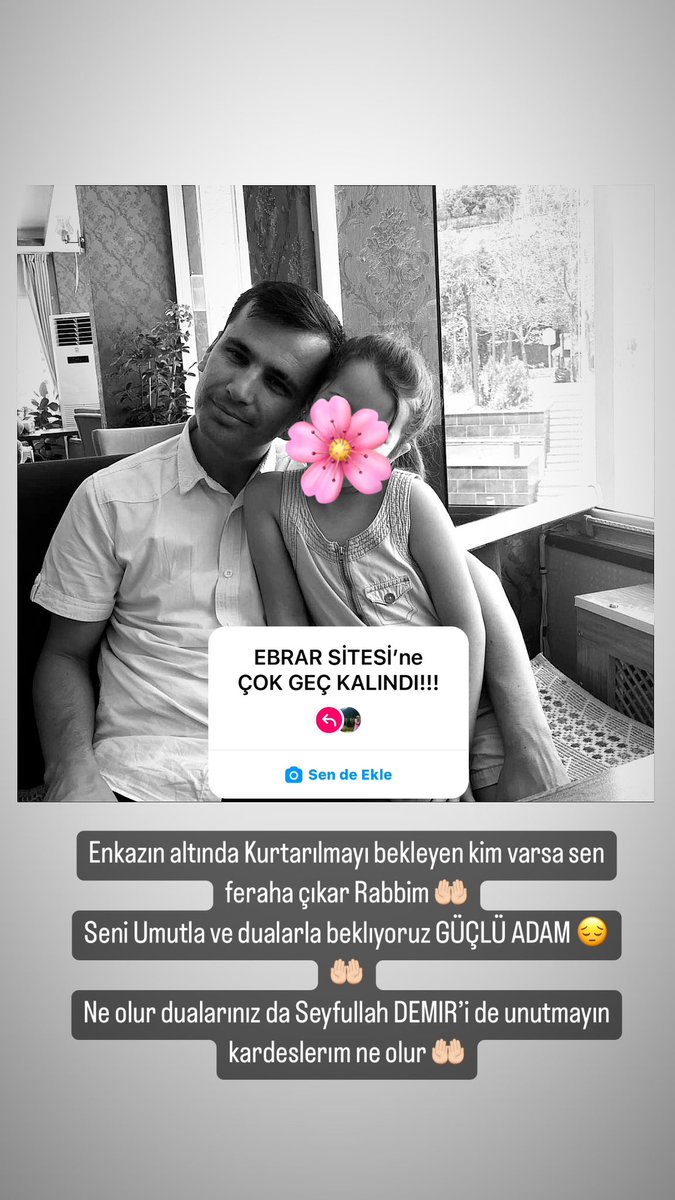ogretmenguler's tweet photo. Seyfullah Demir çıkıp geleceksın Rabbımın ıznıyle 🤲🏻 #deprem #kahramamaras https://t.co/haIwoHFamM