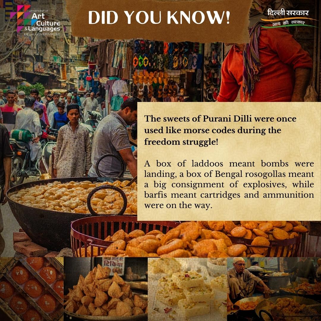 Did you know how food was relavant in India's freedom struggle? 

#delhifood #delhihistory #delhigovt #delhiacl