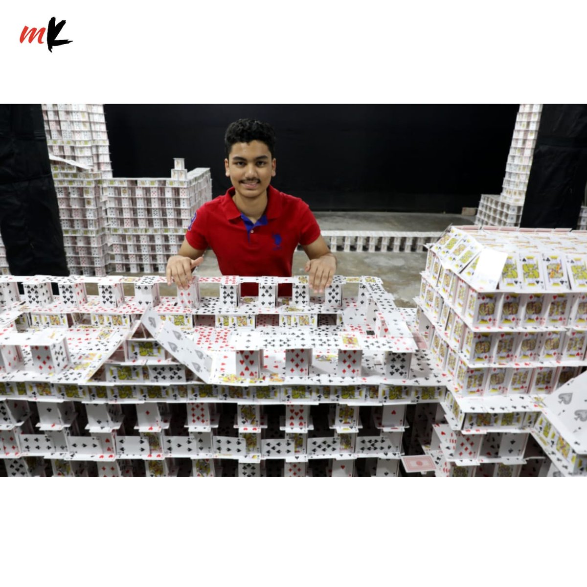 TT_My_Kolkata's tweet photo. Meet the 15 year old card stacker from #Kolkata who is all set to make a mark at the Guinness Book of World Records.
Know more: https://t.co/k9cbkrK5eX
#YoungTalent #GuinnessWorldRecord #YoungIndian #CardStacking #KolkataTeenager #CardStacker #MyKolkata #TheTelegraph https://t.co/asTJPa2zjG
