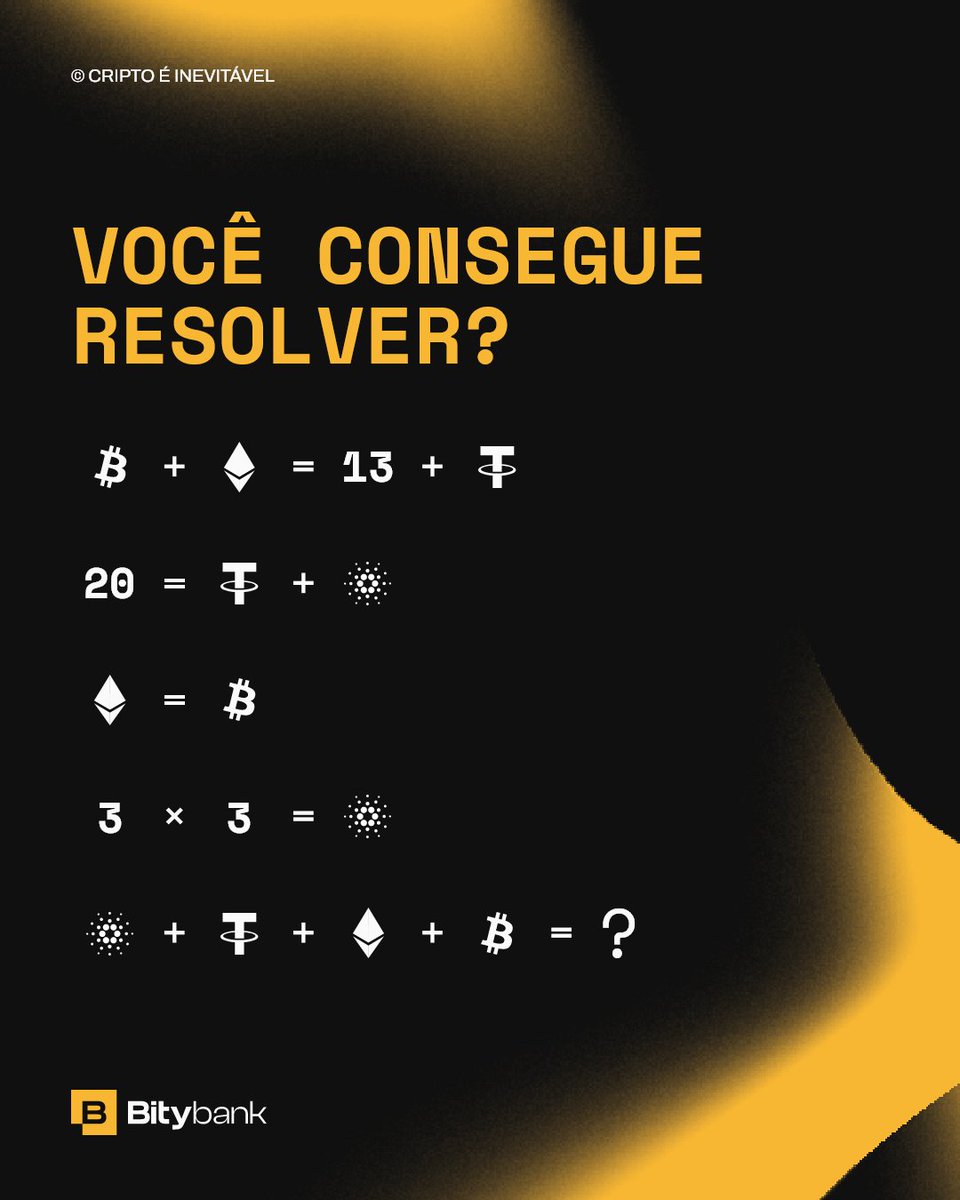 Eu duvido alguém acertar o resultado 😎