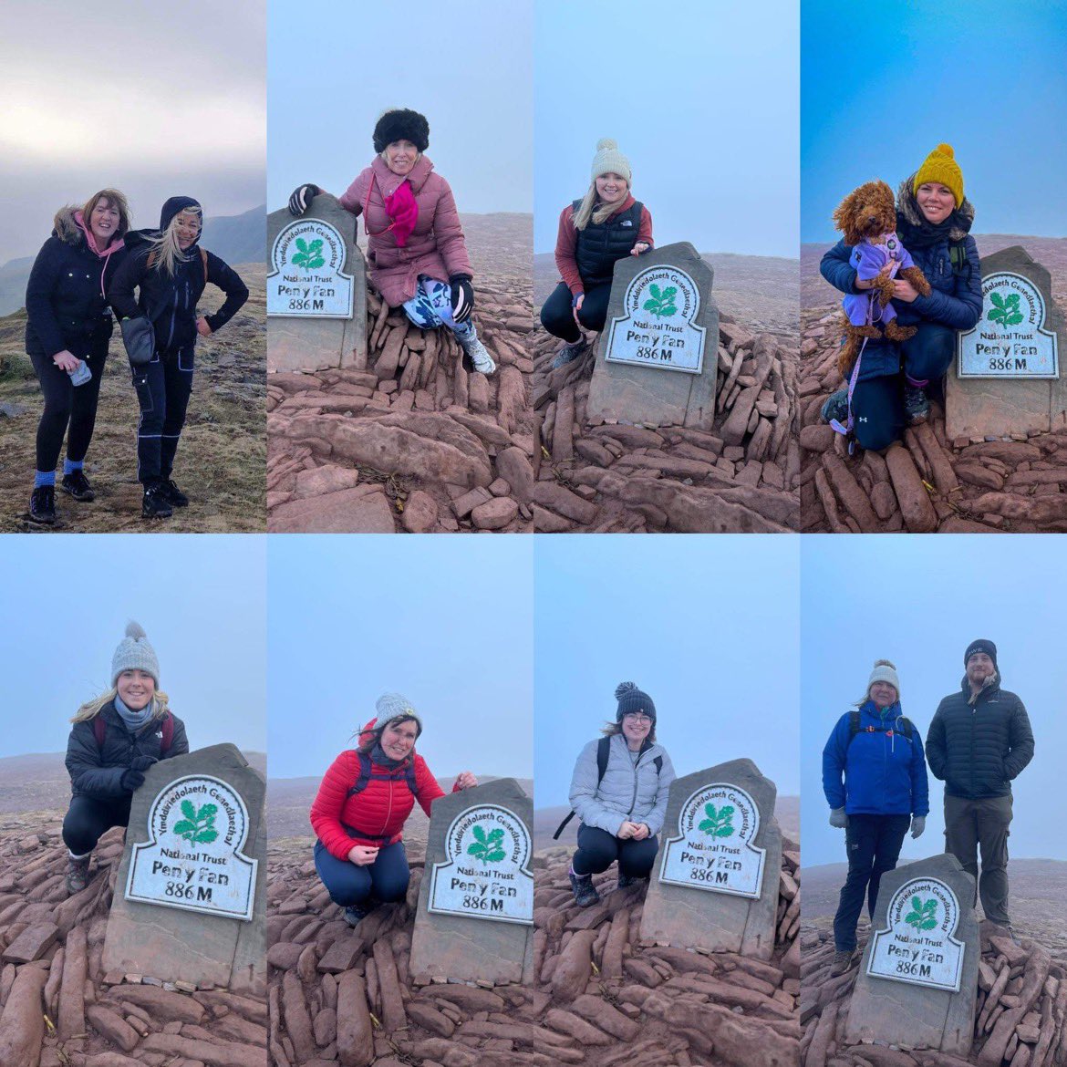 TrellechPrimary's tweet photo. We did it! After an early morning start, the Trellech team completed Pen Y Fan in just under two hours. We can’t thank everyone enough, for all of their support and the generous donations that have been contributed to what is truly, a very special cause for our school❣️ #PenYFan https://t.co/hdwkf1XMMV