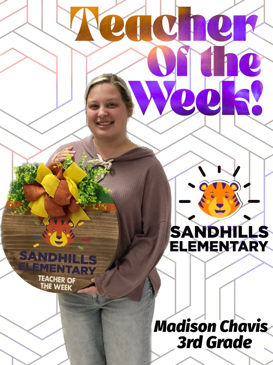 Congrats to our TOTW!  Ms. Chavis has been a great addition to the SES Village! <a href="/LexingtonFour/">Lexington Four</a>