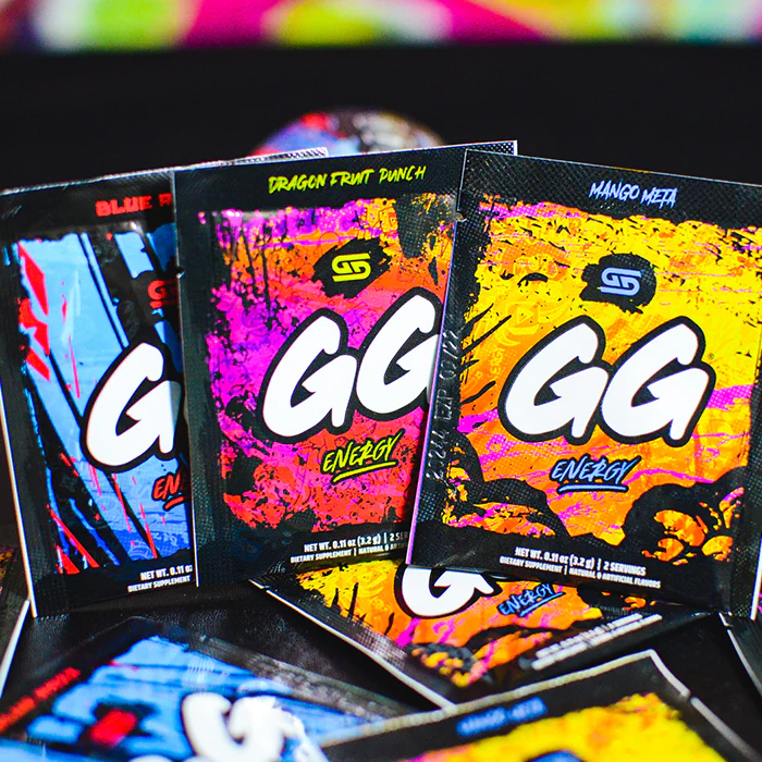Gamer Supps GG Energy 3 Dietary Supplement Samples Natural & Artificial  Flavors.