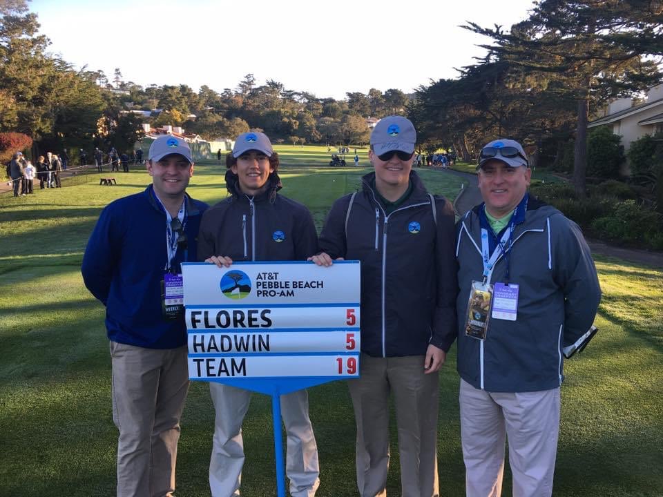 jimhoff7's tweet photo. Flashback to 6 years ago today when my son and I got to walk inside the ropes the final round at Pebble Beach. We got to follow a relatively new PGA golfer from Canada. It was a once in a lifetime experience! @jessicahadwin https://t.co/RG7kyIS9Zf
