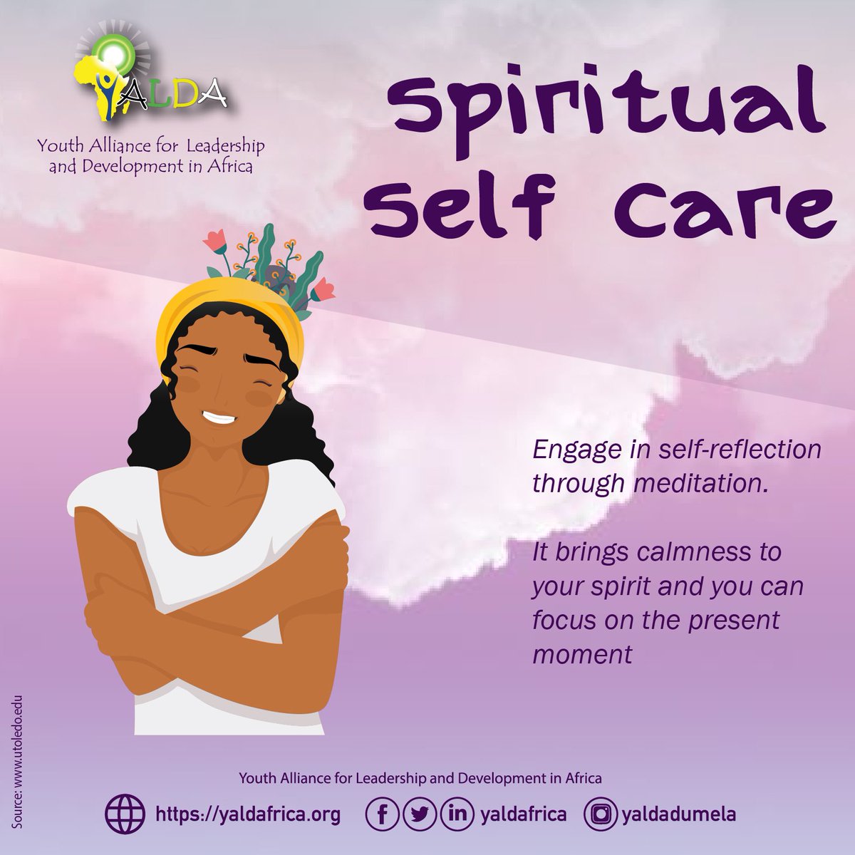 yaldafrica's tweet photo. Self-reflection is a process of consciously thinking through and evaluating your thoughts, beliefs and experiences as a means of learning about yourself.

#WellnessSunday #Recharge #RechargeSunday #ShareYourThoughts #SundayCalm #yalda4health https://t.co/oezG4Yx6rh
