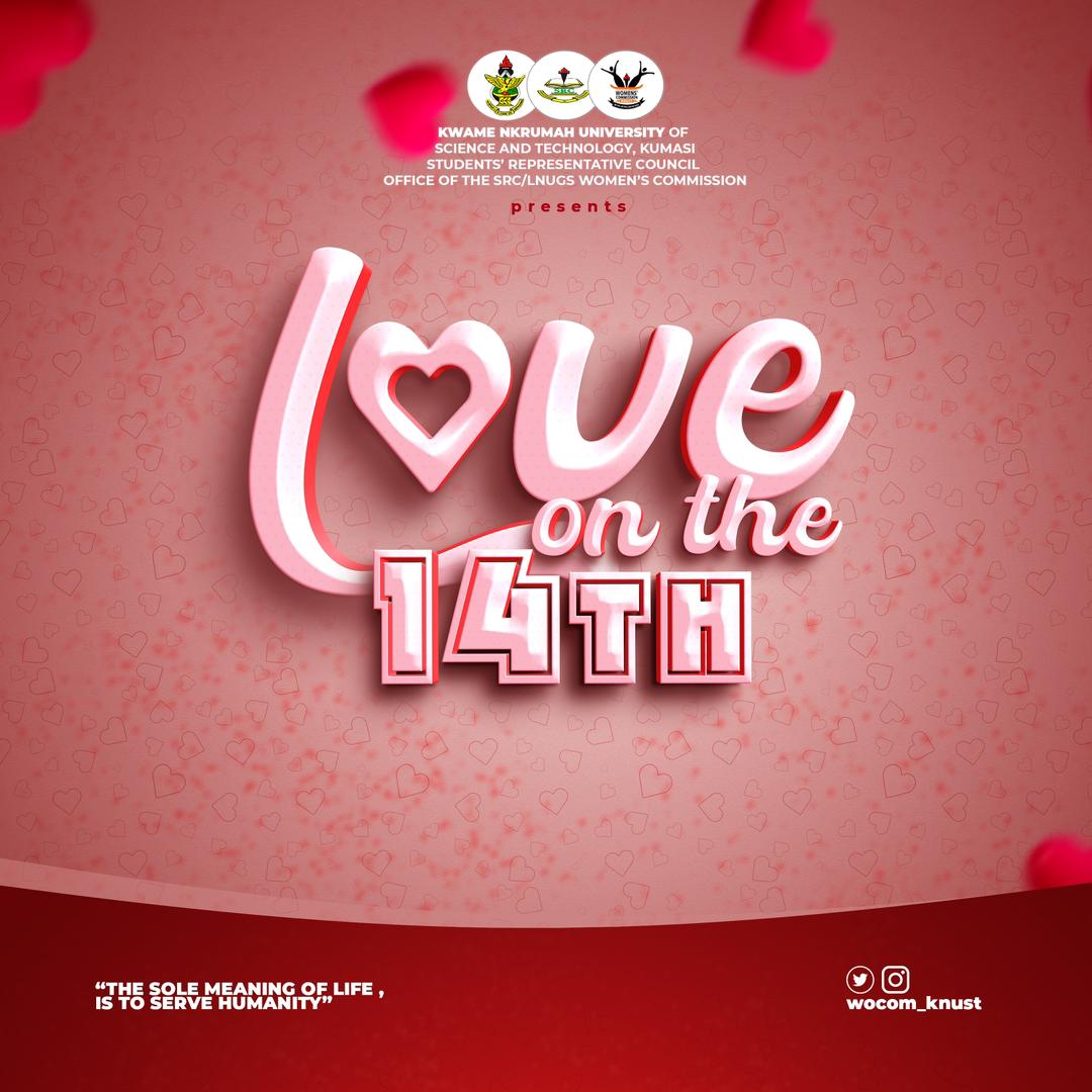 The Office of the SRC/ LNUGS Wocom shows LOVE  to all on the 14th.