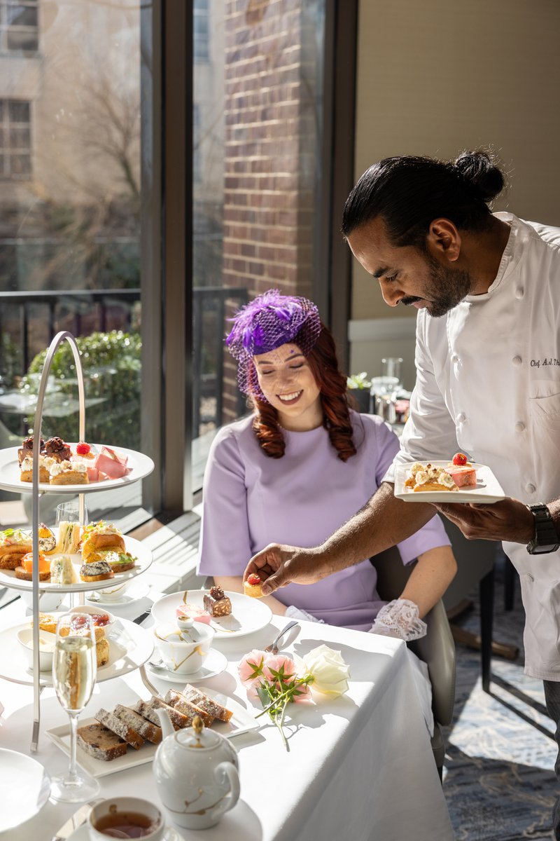 What's your most elegant outfit? Get dressed up and join us each Saturday for Afternoon Tea, featuring bubbles, bite-sized baubles that taste as good as they look, and delicate petit-fours, fit for a Duke or Duchess.