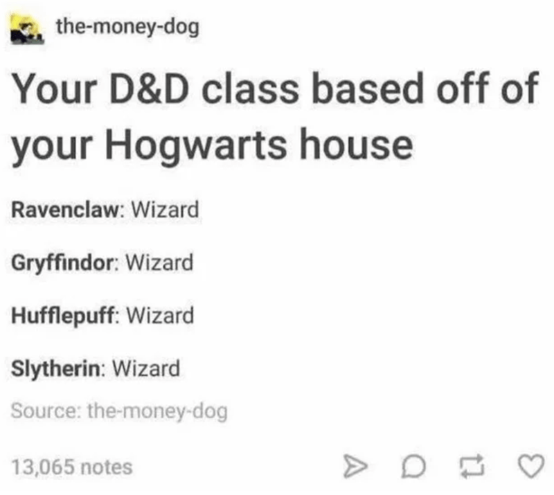 NerdCastle's tweet photo. #DungeonsAndDragons #DnD #NerdCastle #NerdCastleStore #Meme #TTRPG #TableTop #Boardgames #DM #DungeonMaster #Hogwarts #HarryPotter https://t.co/AOYgXUJN0a