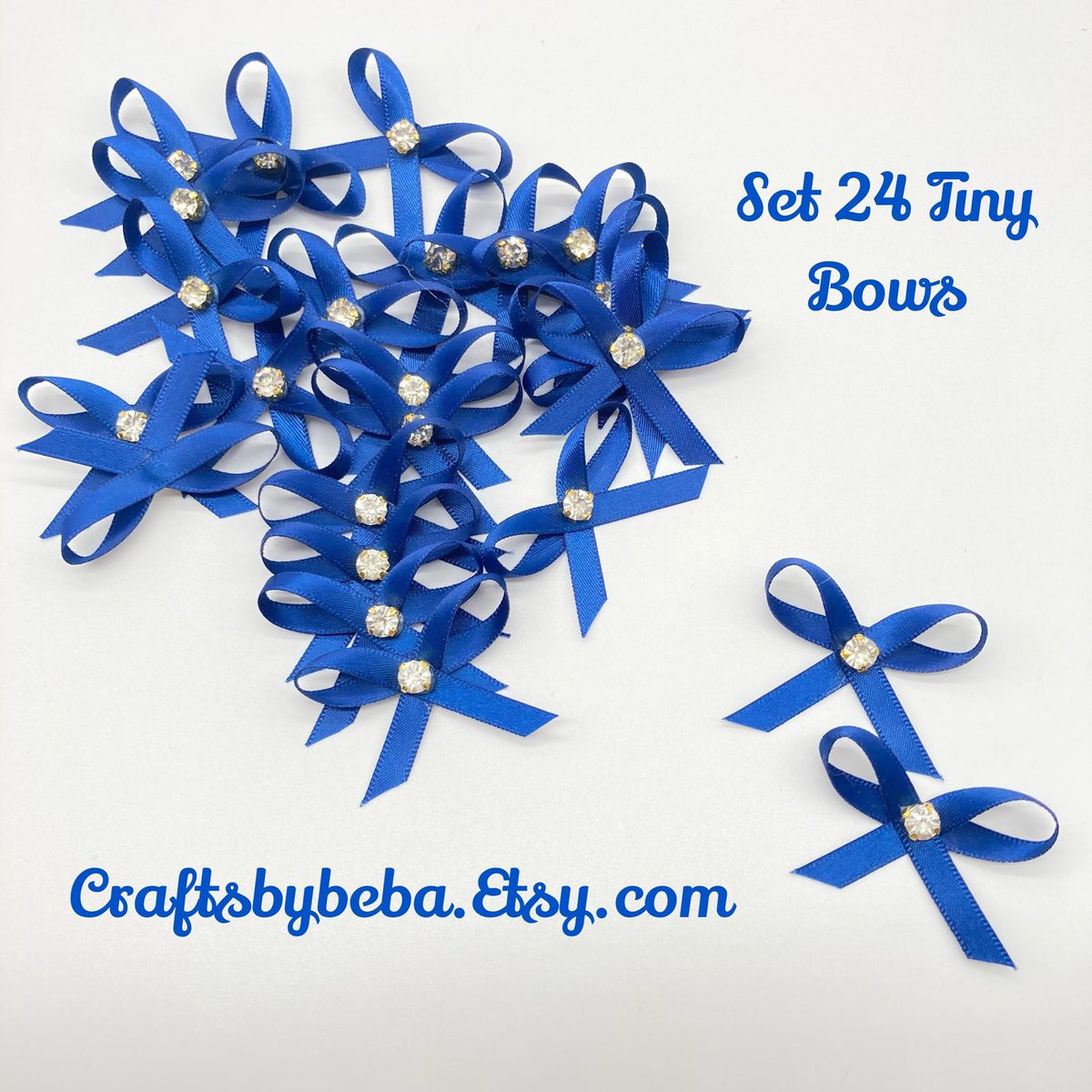 Excited to share this item from my #etsy shop: Blue Tiny Decor Bows / Set 24 Bows / Invitation- Party Favors Blue Navy Decorative Bows / Blue Navy and Rhinestone Party Favors Bows etsy.me/3YnV6iv
#bluewedding #wedding #favors #partyfavors #weddinginvitation #bridetobe