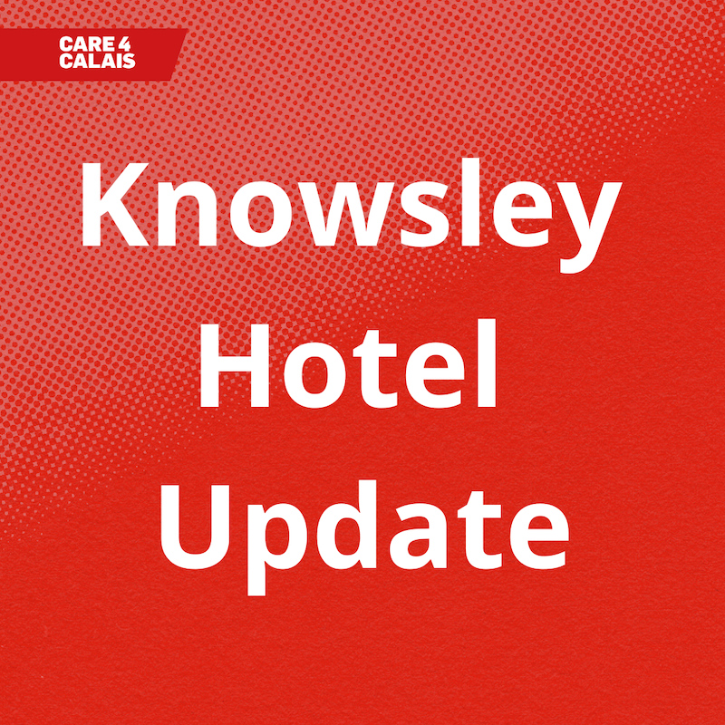 Yesterday we went back to the hotel in Knowsley  to visit the asylum seekers to see if they were okay.  The most common things we heard were “We just want to be safe” “we haven’t done anything wrong” and “Please, can you help us move?”Full report:
care4calais.org/news/knowsley-…