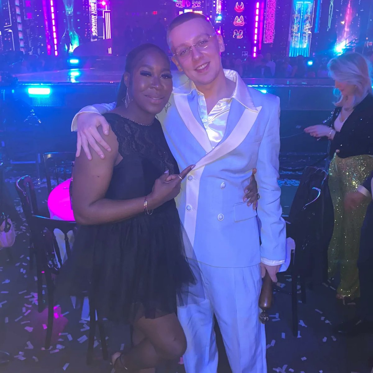 Last night we were at the <a href="/BRITs/">BRIT Awards</a> with <a href="/OfficialAitch/">Aitch</a> and some more A listers 👀 👏