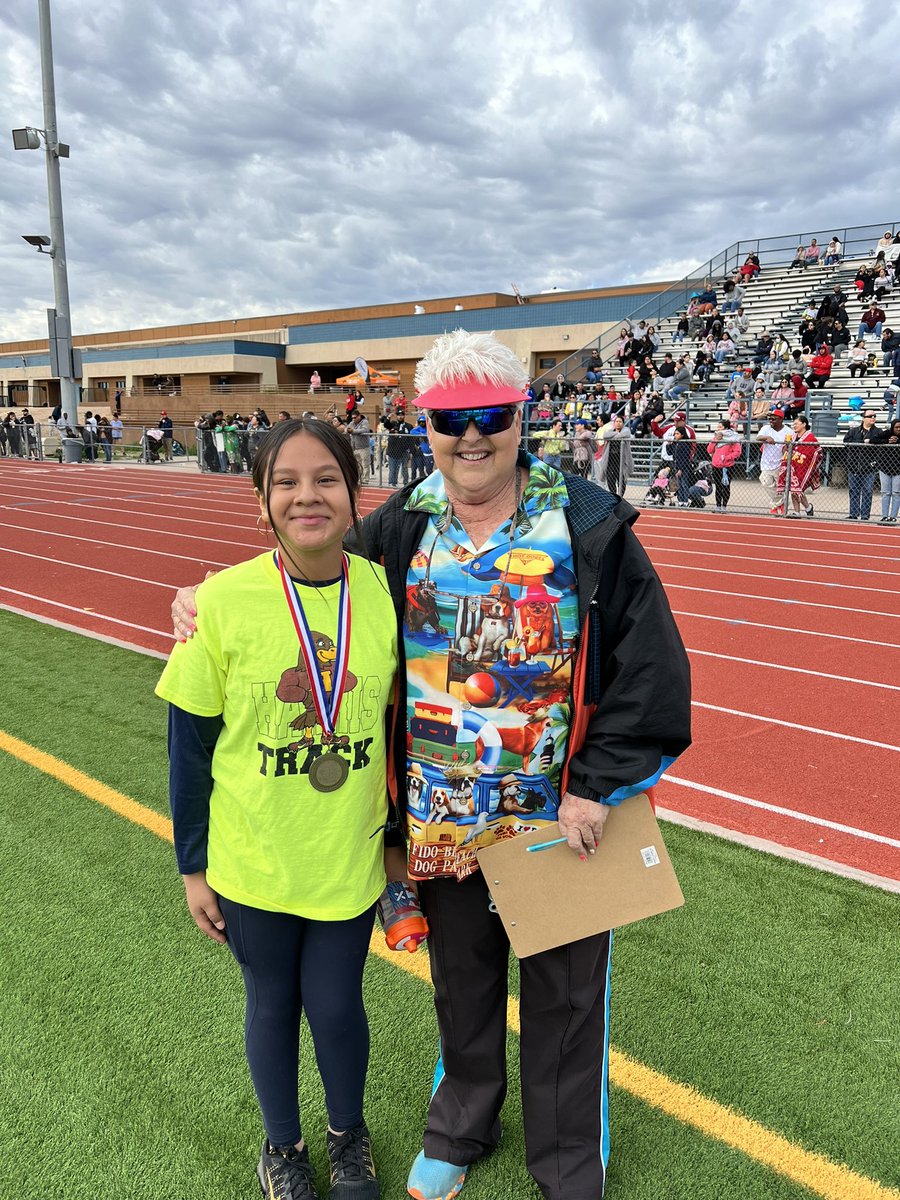 ASGcsd83's tweet photo. Another proud principal moment at the @CartwrightSD track meet. Love watching our @harriscsd83 crushing it! #oneteamunafamilia https://t.co/gHbhbFNelO