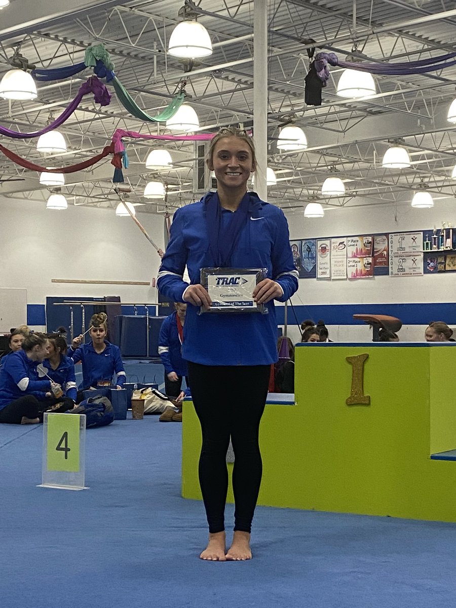 StGymnastics's tweet photo. TRAC Gymnast of the Year - Cali Mitchey https://t.co/zcXIwOLTQ6
