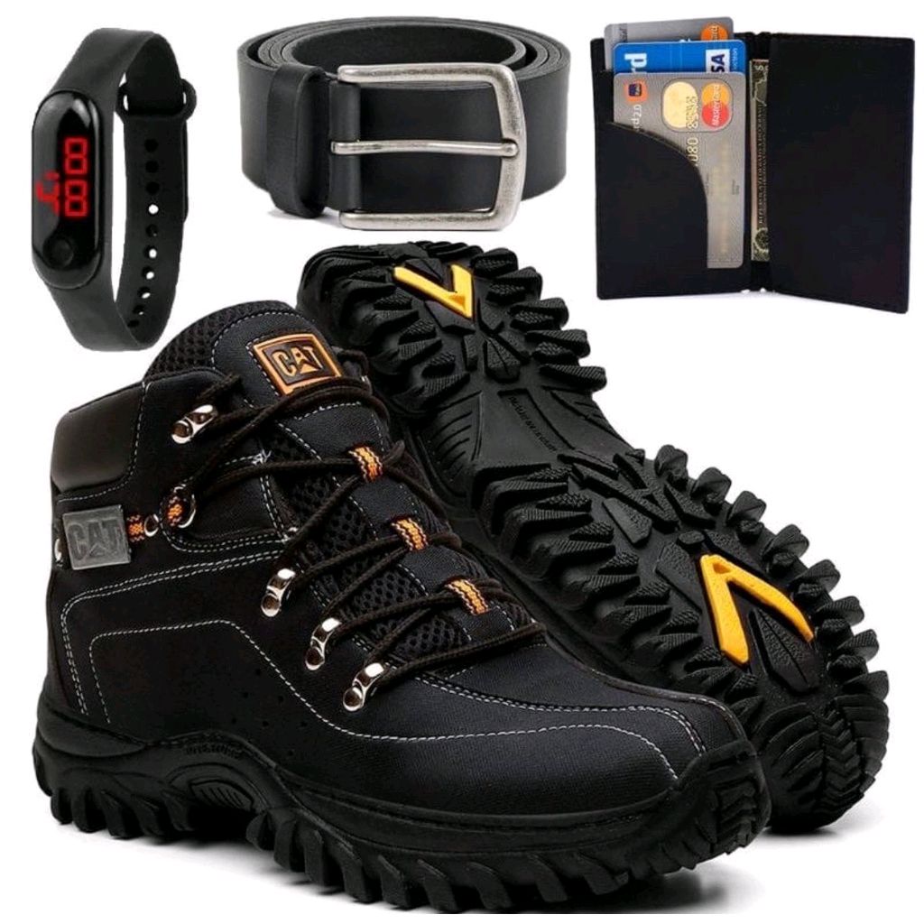 Wallacesilvac1's tweet photo. Dê uma olhada em Kit Bota Coturno Masculina Caterpillar De Couro Confort Antiderrapante + Relogio Cinto E Carteira por R$86,90. Compre na Shopee agora! https://t.co/xdKijdlKby https://t.co/4ghhFC4B6j