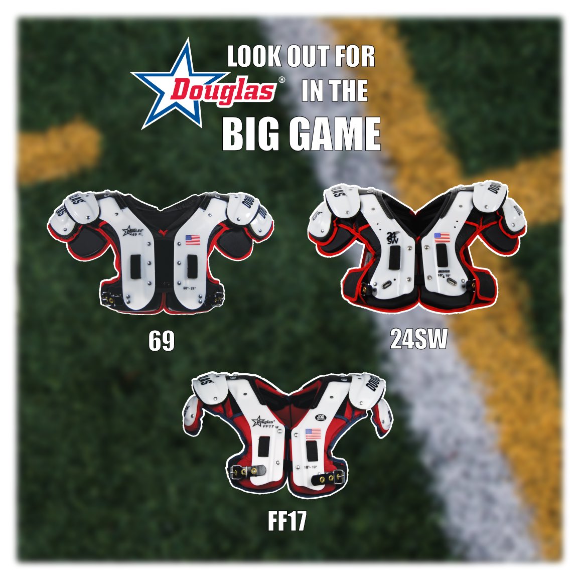 DouglasPads's tweet photo. Time to play #ISpyDouglas tonight. With over 60 players on the @Chiefs & @Eagles that choose Douglas to protect them,who will show the love first?
#WeProtectTheBest #ProtectionWithAPurpose https://t.co/B3ZNlUaM9L