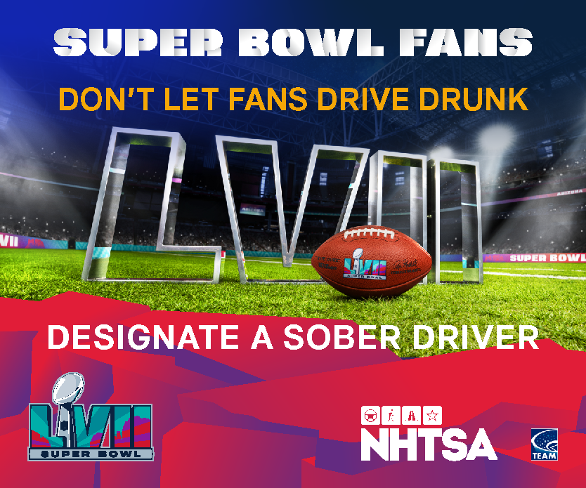 OSHP's tweet photo. See someone about to get behind the wheel after drinking? Intercept those keys! Fans Don’t Let Fans Drive Drunk. #SuperBowlLVII https://t.co/78VZLXJN48