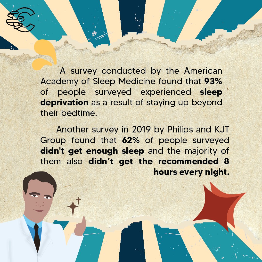 cfiaugm's tweet photo. [NTC: The Sleepless Generation]

People frequently disregard the vital role that sleep plays in keeping our bodies healthy in favor of completing tasks or engaging in pointless activities. To learn more about The Sleepless Generation, swipe left on the slide! https://t.co/BTvY7kgmwh