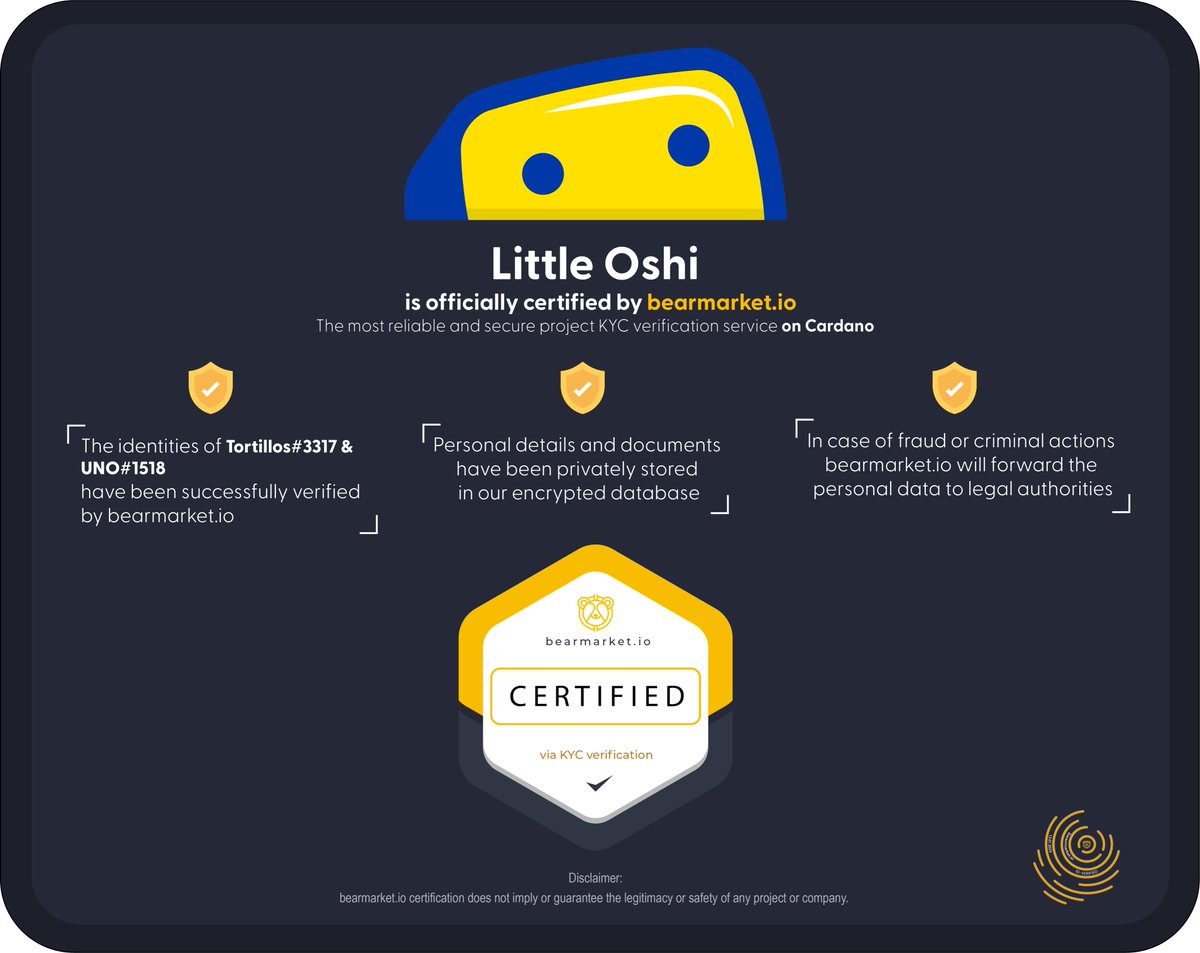 littleoshi's tweet photo. 🚨 LITTLE OSHI IS NOW DOXXED 🚨

With all excitement we are glad to announce that we've partnered with @TedNationNFT Doxxing service!✅

To celebrate this milestone we are giving away 5 BACKDOOR PASSES to lucky interactors!🎉 

#CNFTCommunity #CNFTGiveaway #CNFTProject #CNFT https://t.co/t2oC5YJJeg
