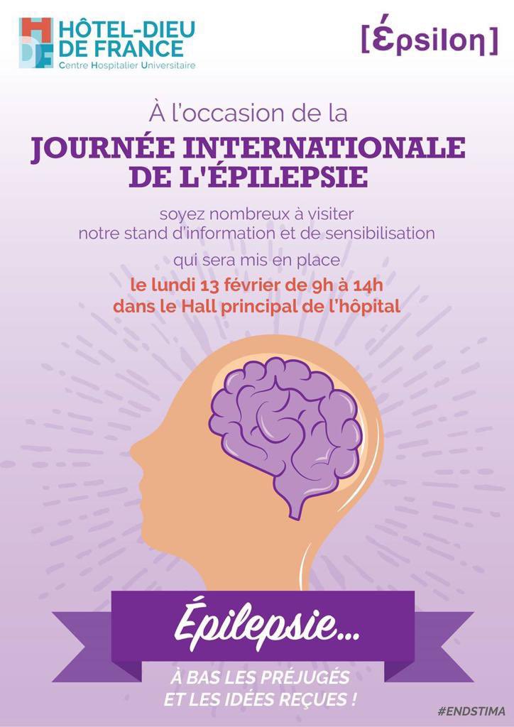 سيركز اليوم العالمي للصرع اي ١٣ شباط  ٢٠٢٣ على الوصمة التي يعاني منها المصابون بالصرع في جميع أنحاء العالم. فبالنسبة للعديد منهم، قد يكون التعامل مع الوصمة المرتبطة بالحالة أكثر صعوبة من التعامل مع المرض. شاركونا في نشر الوعي حول داء الصرع غدًا! #epilepsyday 
#endstigma