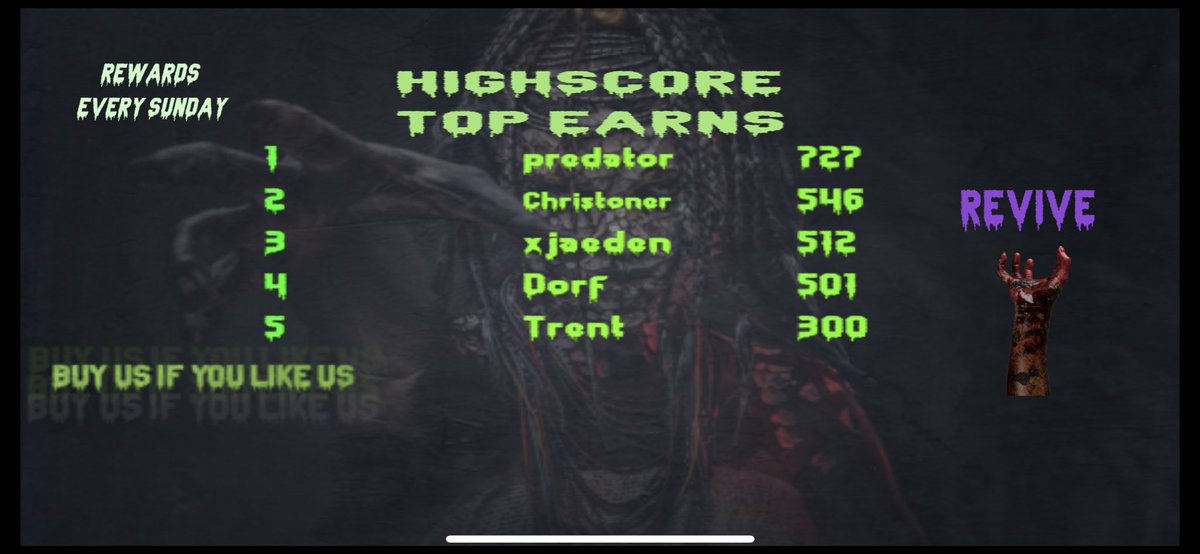 JefeTOKEN's tweet photo. ๐๐๐๐๐WINNERS JEFES
๐Rewards distribution starts now!
๐ฅBurning Score : 2,586 JEFES ๐ฅ
#JEFEZOMBIE iOS 16 compatible now, update your client to get the latest version of Jefe Zombie
ANDROID๐๐๐ป
https://t.co/ZkfiVTGRQT
iOS ๐๐๐ป
https://t.co/noAdFxeMUZ
#NFT #WEB3 #P2BE https://t.co/nQVr2Cofae