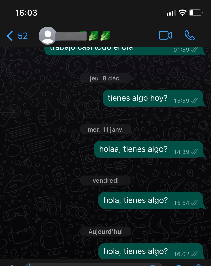 chicos creo q mi camello me está haciendo ghostin
