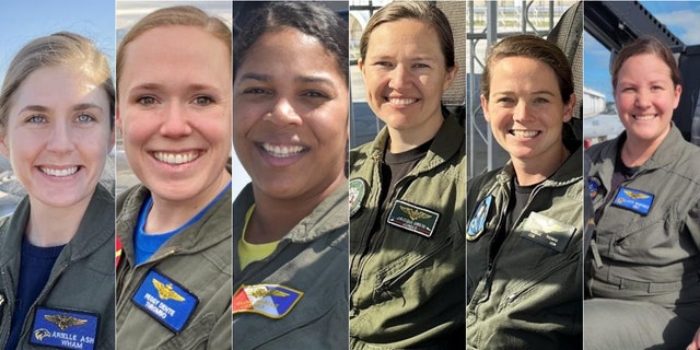 realginaschock's tweet photo. Women rock!! These are the 7 woman pilots that will be flying over the #SuperBowl https://t.co/Hobnt044iJ