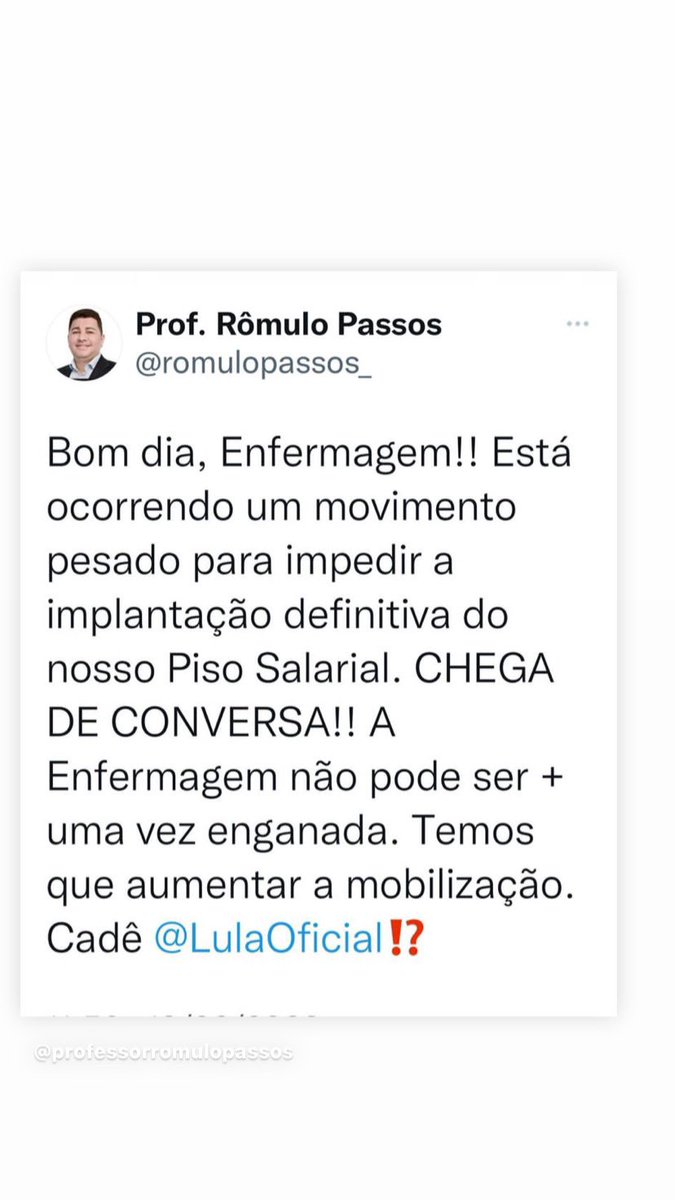 fannysttefany's tweet photo. Bora enfermagem @LulaOficial @Coren_DF @portalR7  @g1 https://t.co/G2PzOrwURA