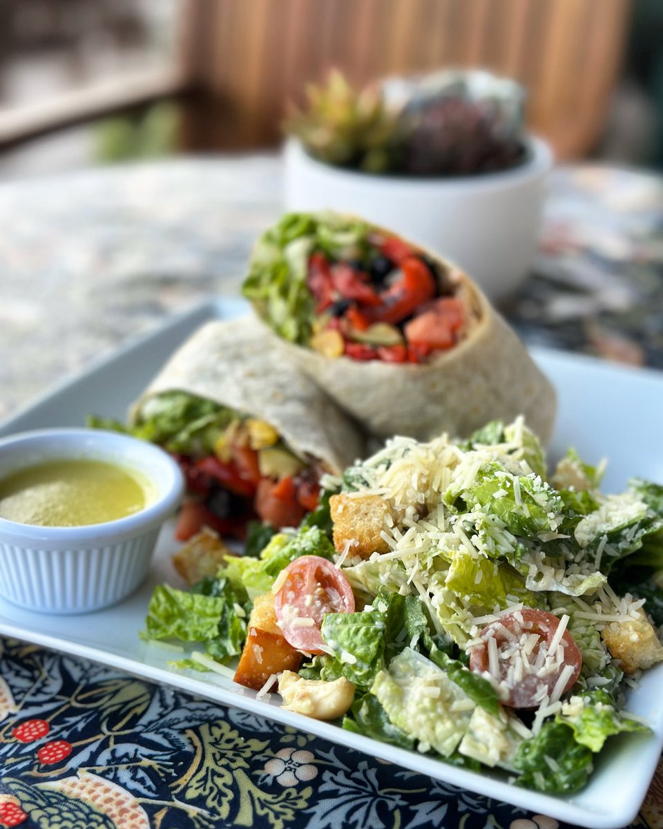 Happy Big Game Sunday! We will be closing early at 1pm, but head on over before to enjoy our Special of the Day - a fresh Veggie Wrap served with a yummy Caesar Side Salad!

#veggiewrap #sunday #weekendbrunch #breakfast #brunch #lunch #seemonterey #pacificgrove #pggolflinks