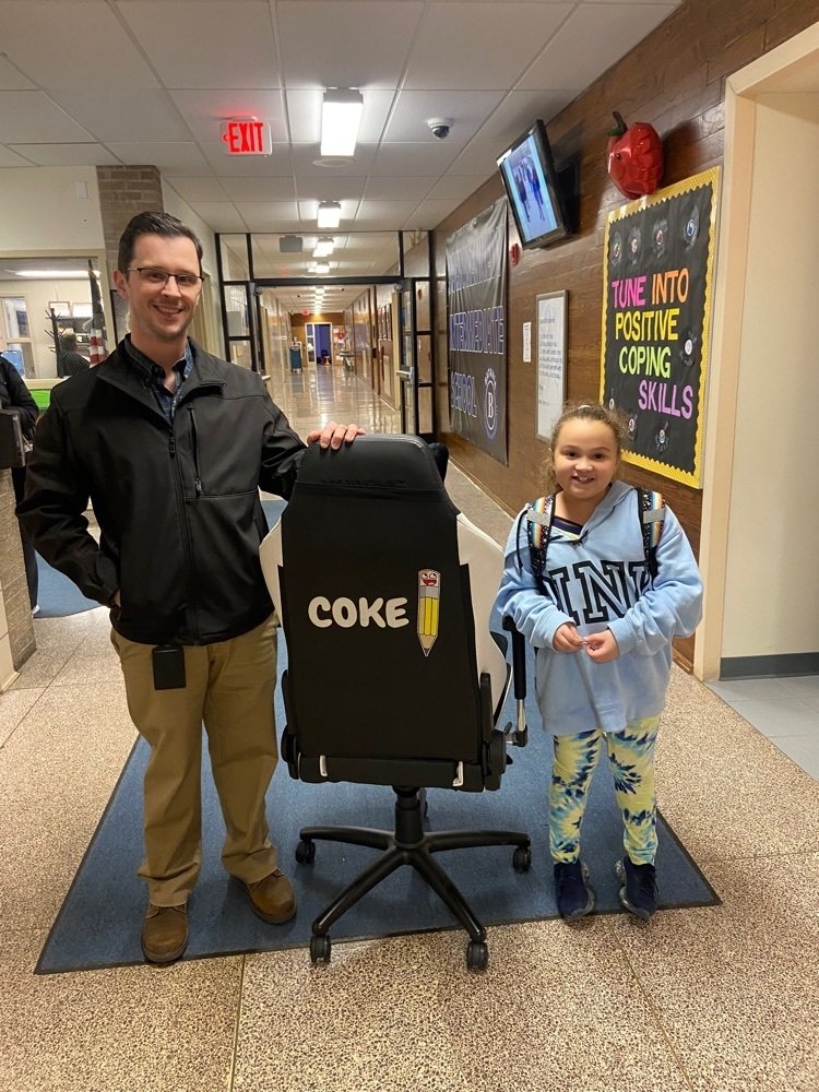 BataviaJK's tweet photo. Mr. Coke gave away one of his infamous chairs to a student! Such a kind gesture for this lucky student. Thank you, Mr. Coke #JKWay https://t.co/gd9ISMCcbF