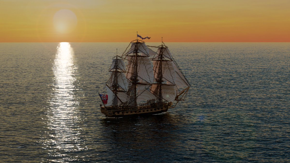 #Minecraft #SailShip #Ship #Sail #Sailing #Frigate #Fictional #Naval

Fictional Ship |HMS Deer| 3:1 scale

|ShipSide|

/warp HMSDEER

render by haddock#5754