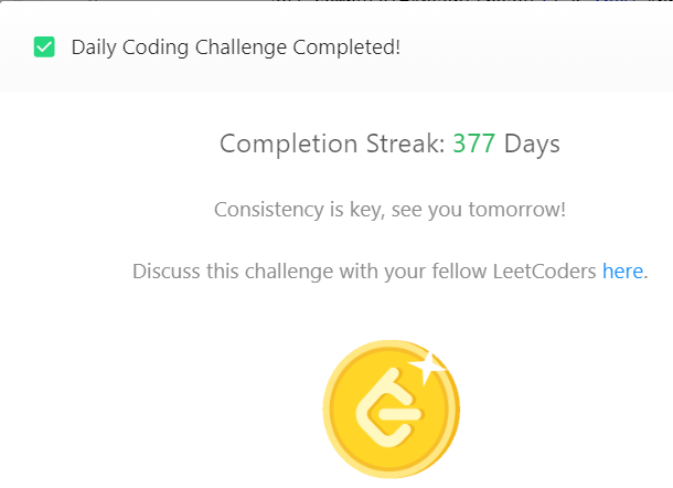 guptatarang05's tweet photo. Day 377:

#girlswhocode #consistency #DSA #WomenInFinTech #javadeveloper #coding500Days #codingpractices #codeincommunity #leetcode #design #codinglife #100daysofcoding #Java #Algorithms #learninganddevelopment https://t.co/2TQ9esUco8
