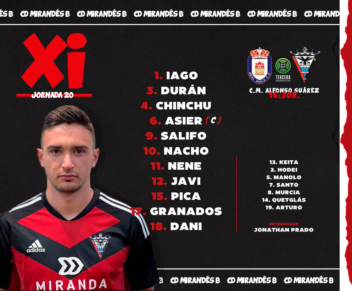 CDMirandes's tweet photo. FÚTBOL BASE | #TerceraRFEF

👥 Nuestro equipo hoy en Ávila
¡A por la victoria #CDMirandésB! https://t.co/7DKZcgHTjx