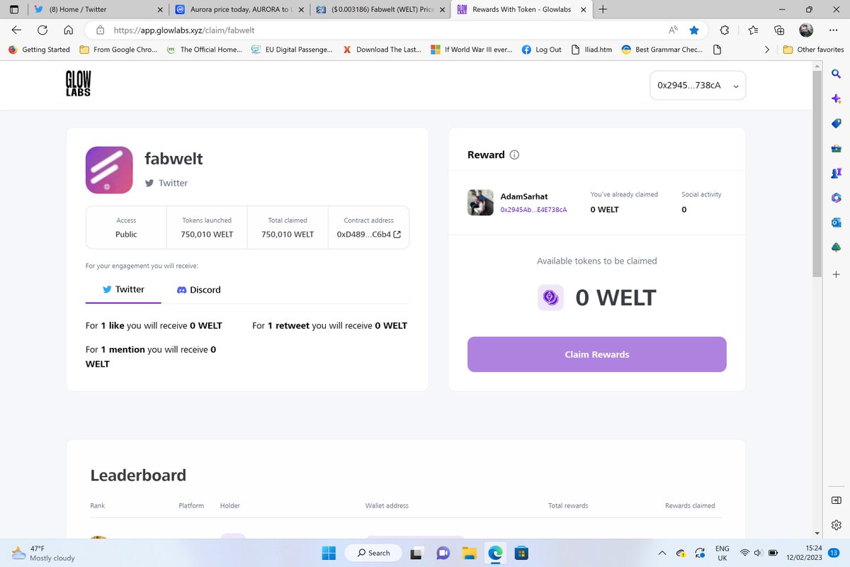 AdamSarhat's tweet photo. @FabweltToken @VulkaniaApp but you didn't give away the social reward for everyone equally, so who will believe you again this time. https://t.co/jzcUGNsIKZ