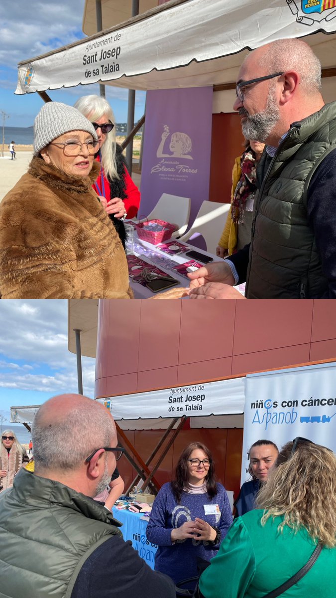 PPSantJosep's tweet photo. VI Sant Josep contra el càncer a Caló de S’Oli amb #APAAC #IFCC #ASPANOB #ACCELENATORRES #AECC #AECMM 

Un dia festiu per reconèixer 365 de feina,acompanyament, ajuda, reivindicació i investigació.

#cáncer #contracáncer #investigación #worldcancerday https://t.co/X1myAdO4HD